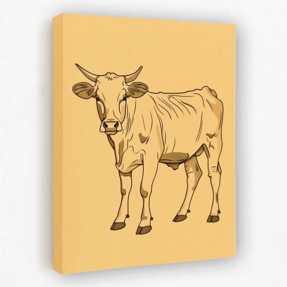 Farm Cow - Luxury Wall Art