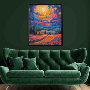 Farm Sunset - Luxury Wall Art