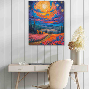 Farm Sunset - Luxury Wall Art