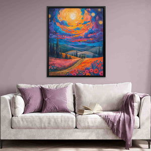 Farm Sunset - Luxury Wall Art