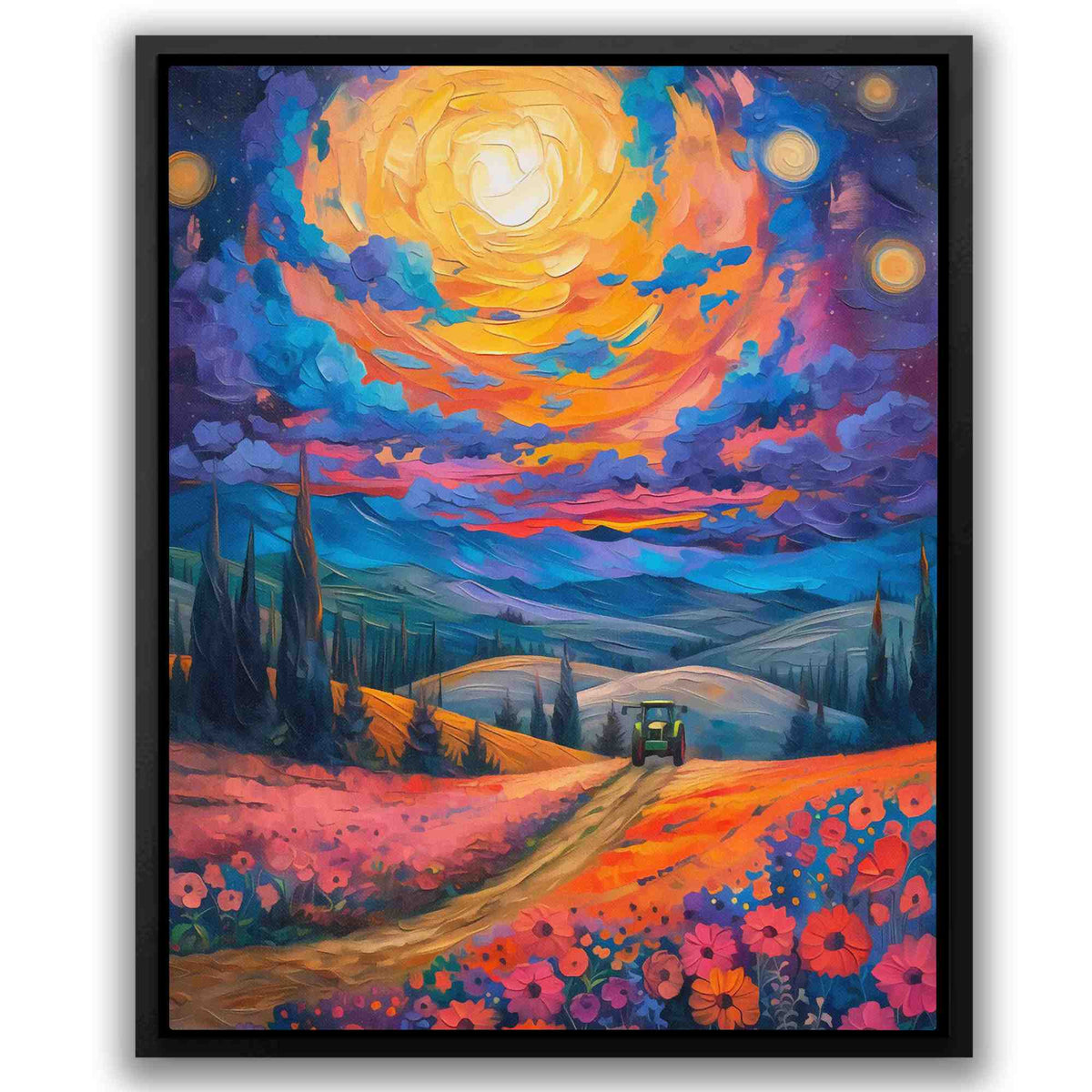 Farm Sunset - Luxury Wall Art