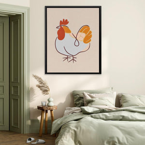 Farmyard Cluck - Luxury Wall Art