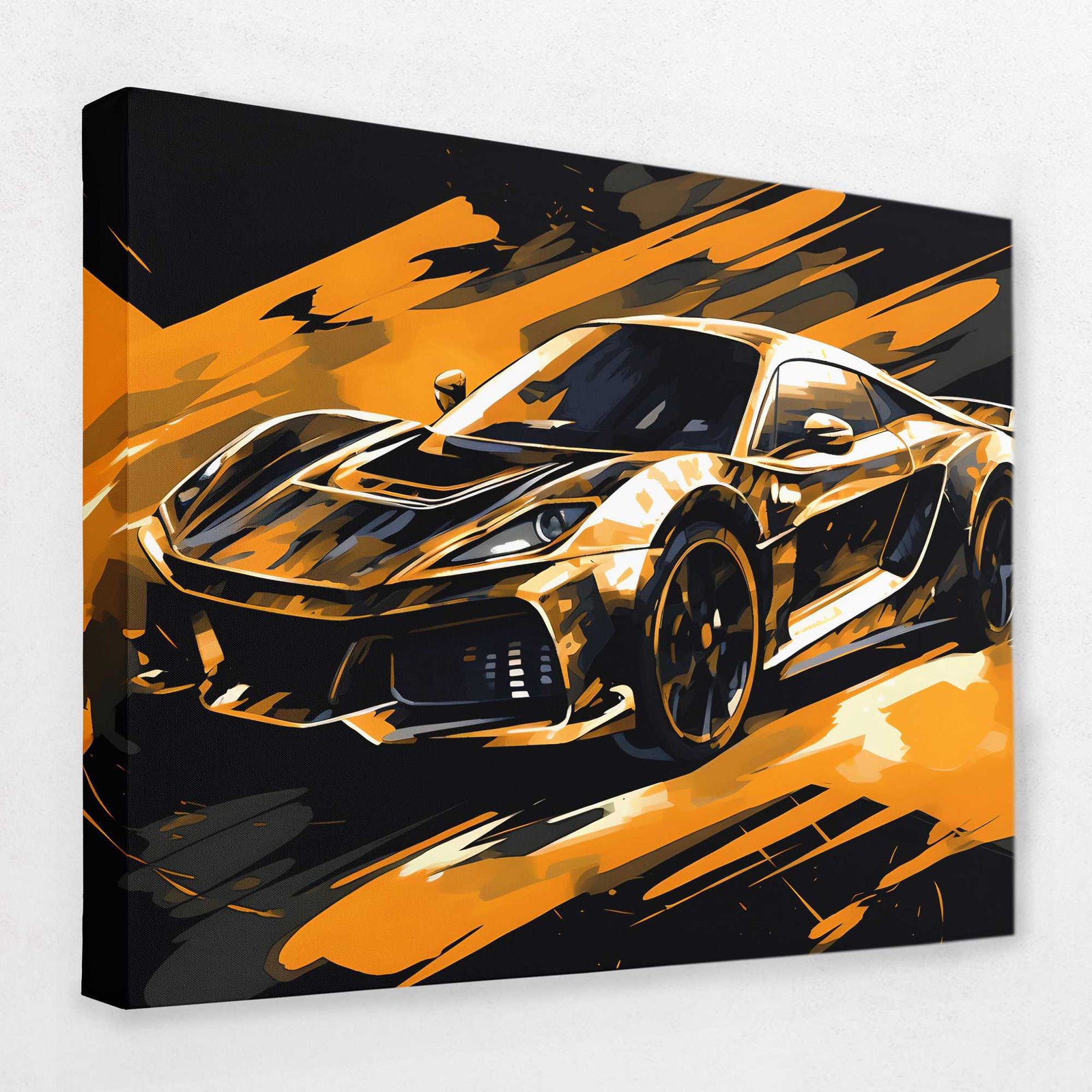 Fast Car - Automotive Canvas Wall Art