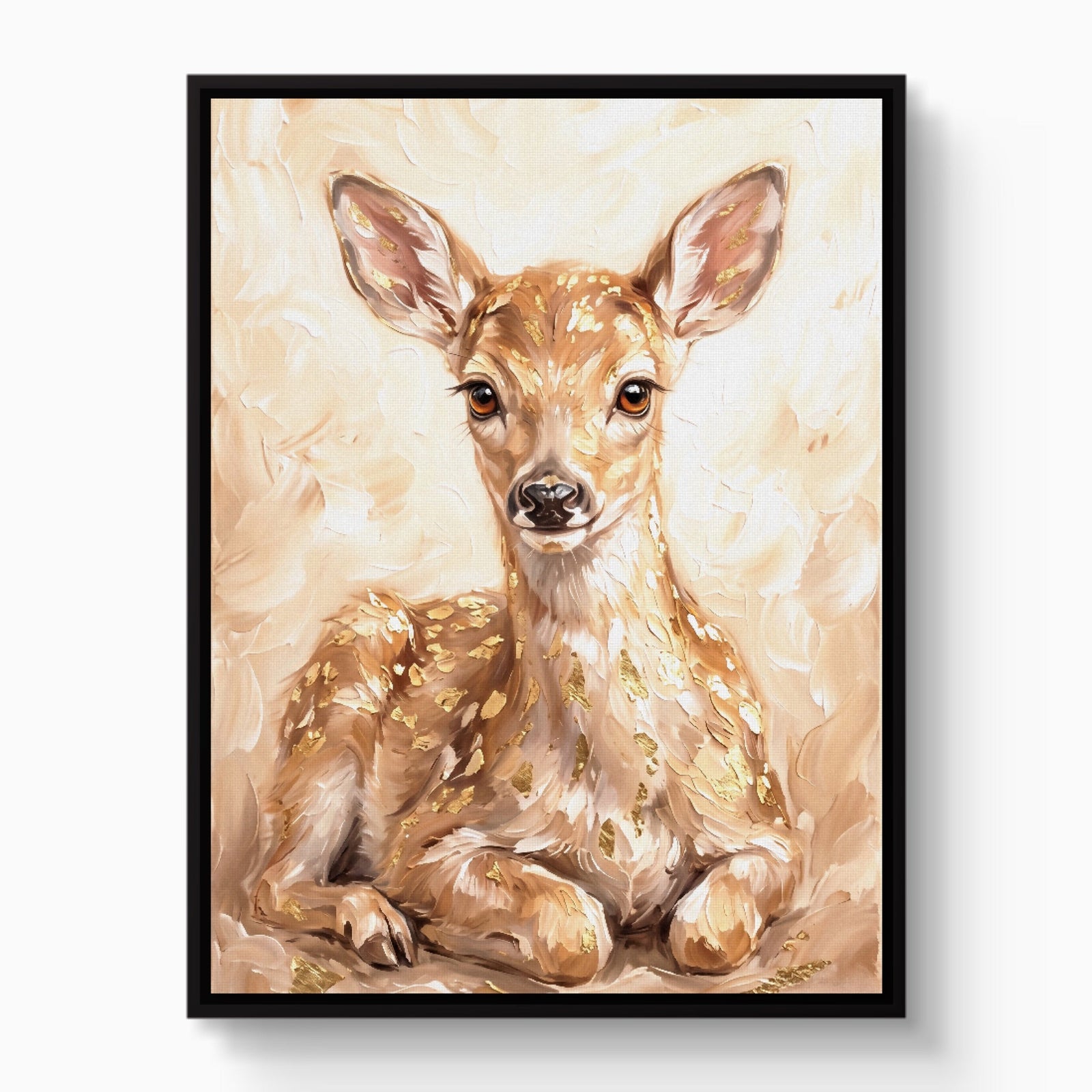 Fawn Dappled Cream - Luxury Wall Art