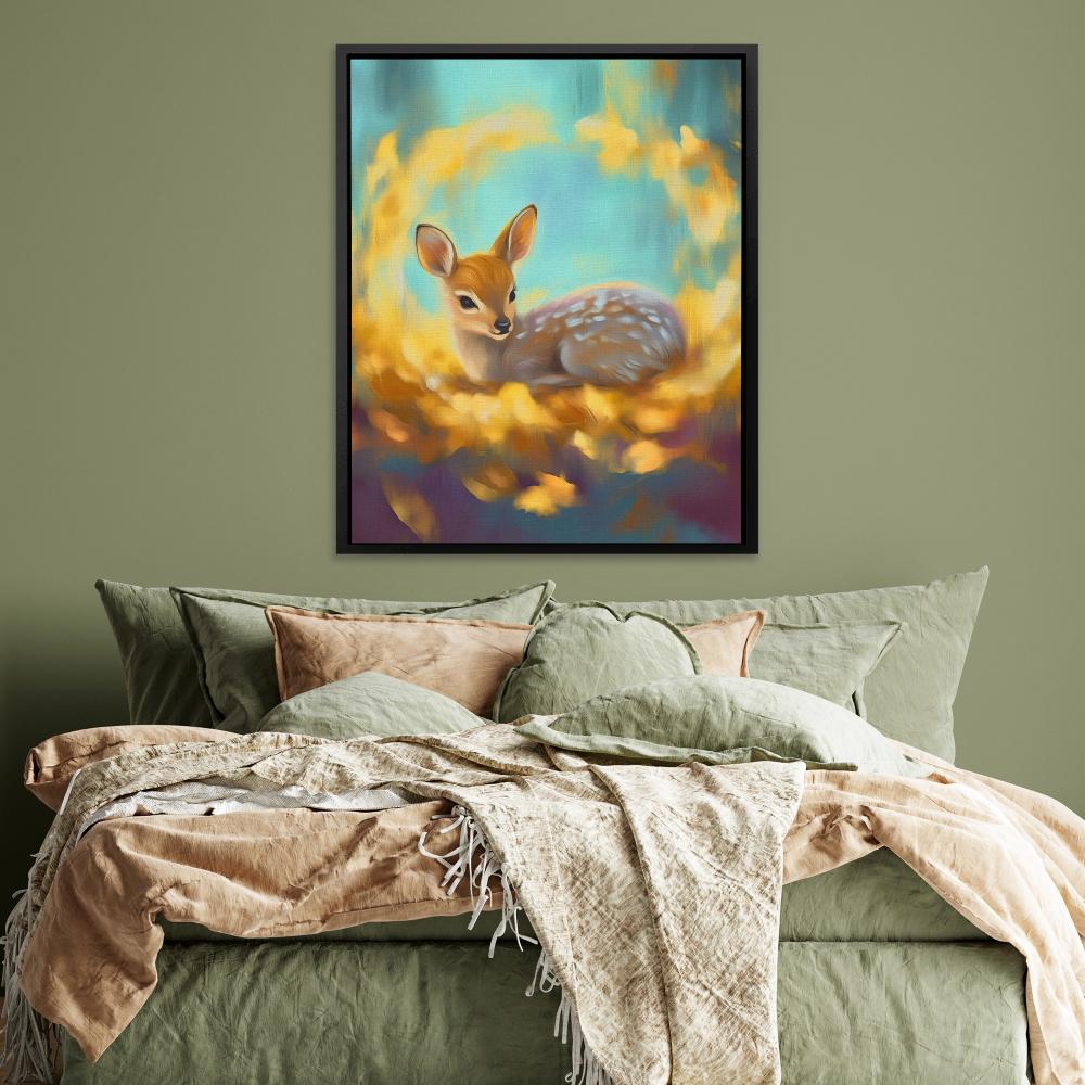 Fawn’s Gentle Glow - Luxury Wall Art