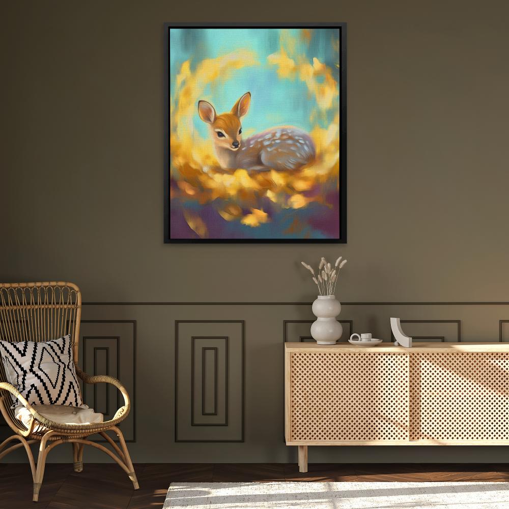 Fawn’s Gentle Glow - Luxury Wall Art