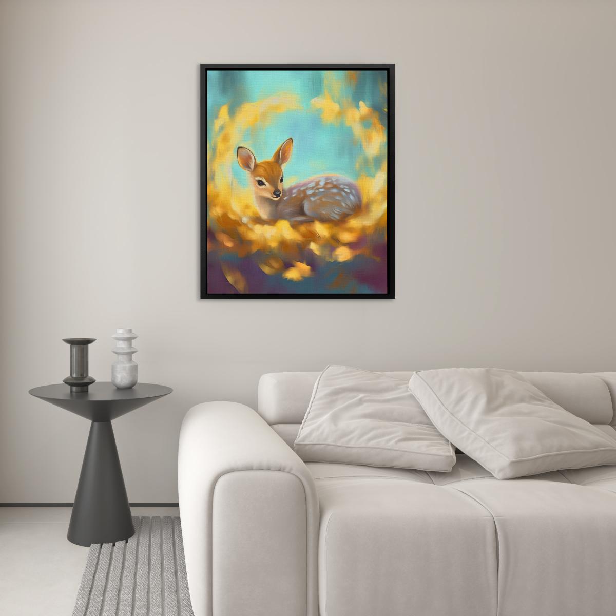 Fawn’s Gentle Glow - Luxury Wall Art