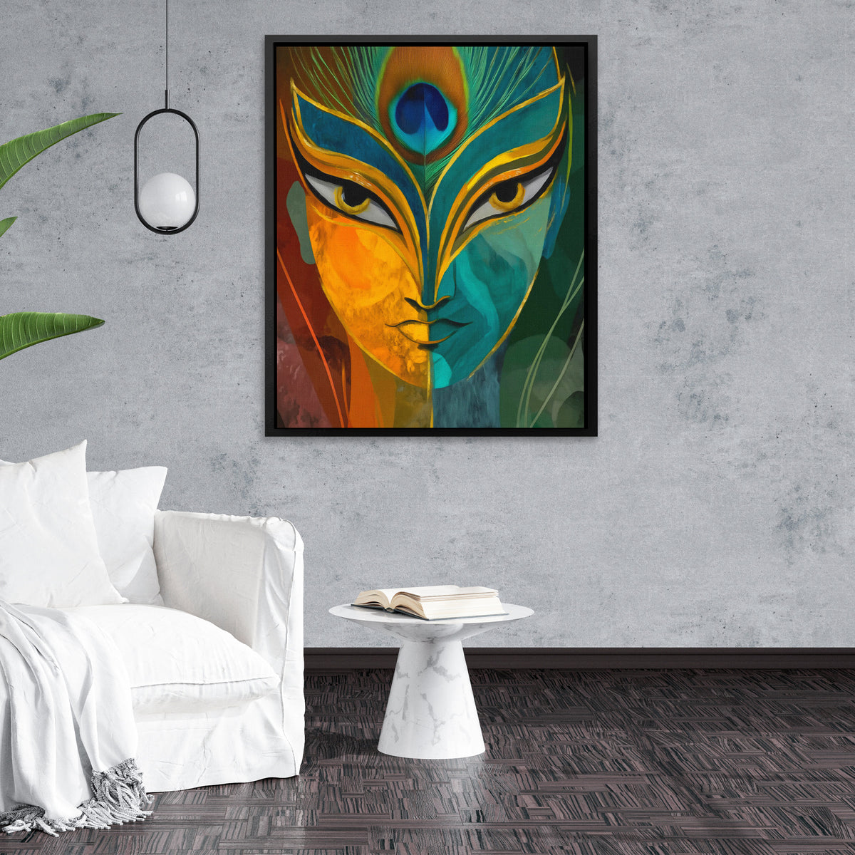 Feathered Divine Portrait