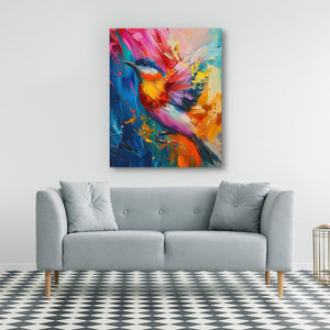 Feathered Fanfare - Luxury Wall Art