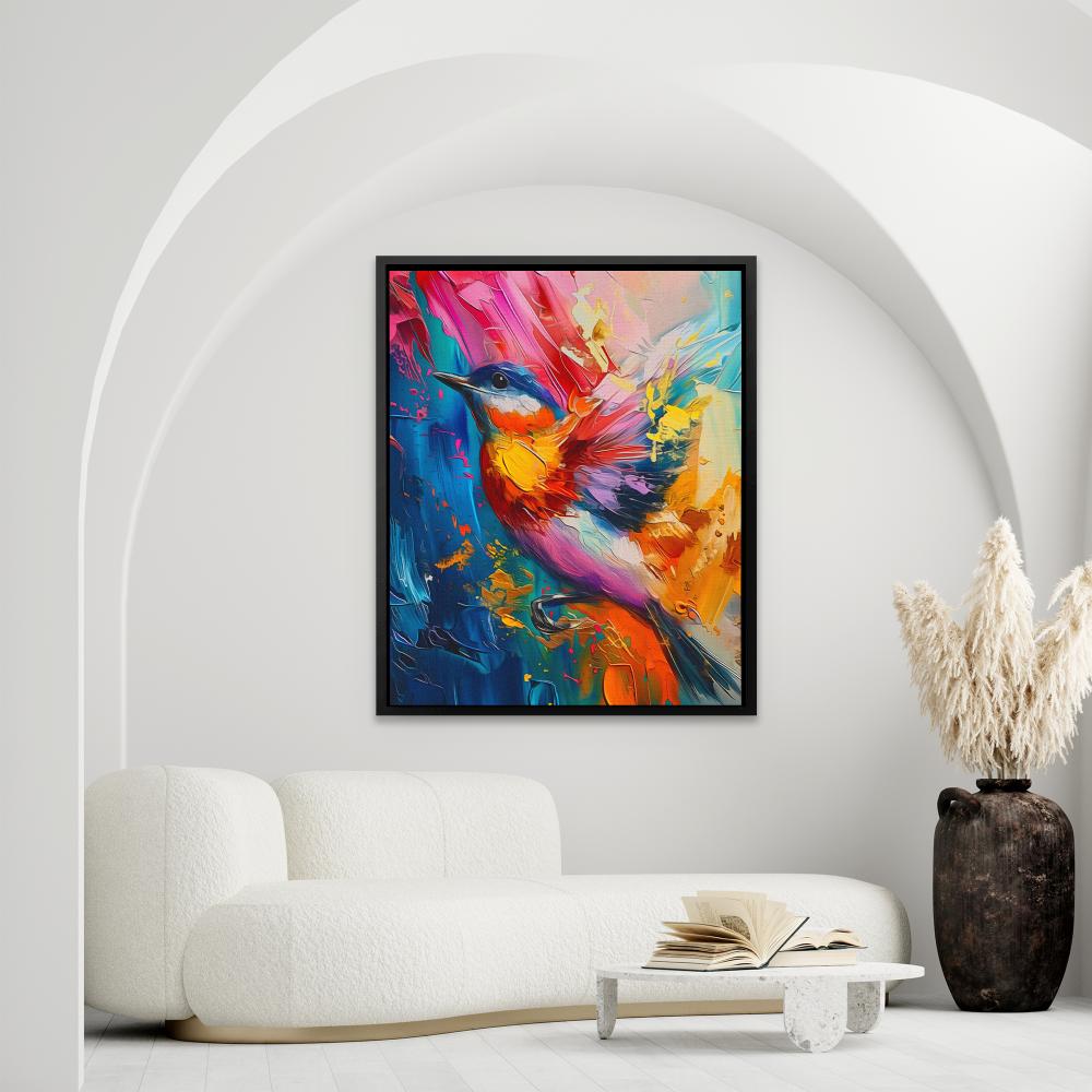 Feathered Fanfare - Luxury Wall Art