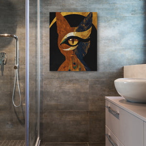 Feathered Feline Oracle - Luxury Wall Art