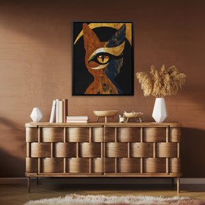 Feathered Feline Oracle - Luxury Wall Art
