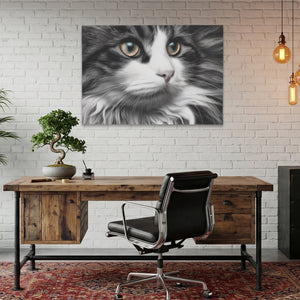 Feline Amber Gaze — Feline Amber Gaze Bonsai Office Land 85