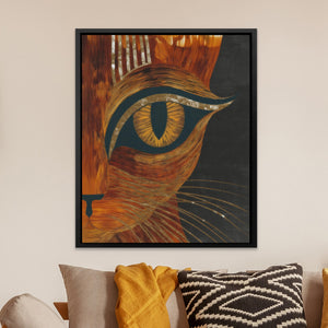 Feline Amber Oracle II - Luxury Wall Art