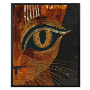 Feline Amber Oracle II - Luxury Wall Art