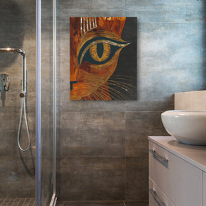 Feline Amber Oracle II - Luxury Wall Art