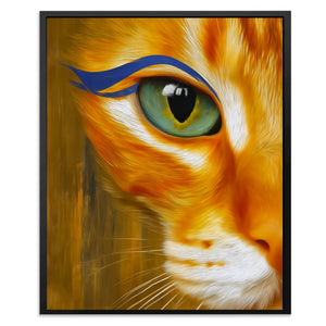 Feline Amber Oracle - Luxury Wall Art