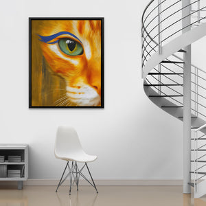 Feline Amber Oracle - Luxury Wall Art