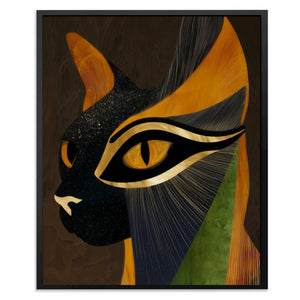 Feline Ceremonial Mask - Luxury Wall Art