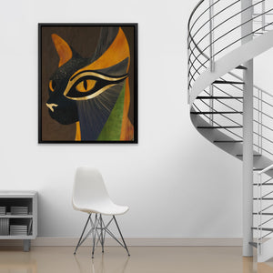 Feline Ceremonial Mask - Luxury Wall Art