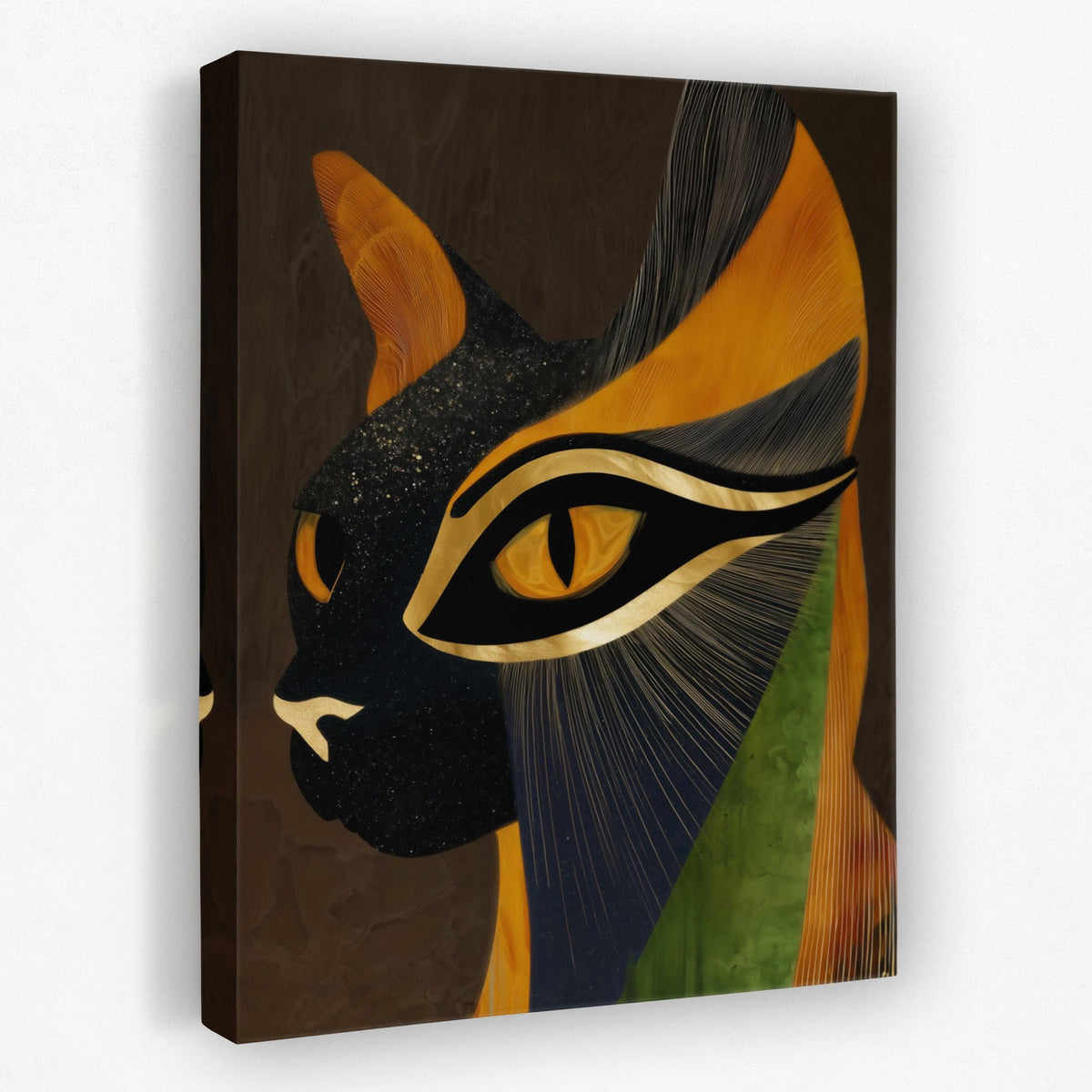 Feline Ceremonial Mask - Luxury Wall Art