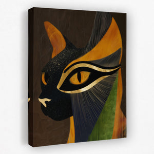 Feline Ceremonial Mask - Luxury Wall Art