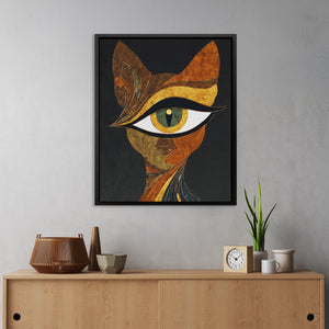 Feline Copper Oracle - Luxury Wall Art