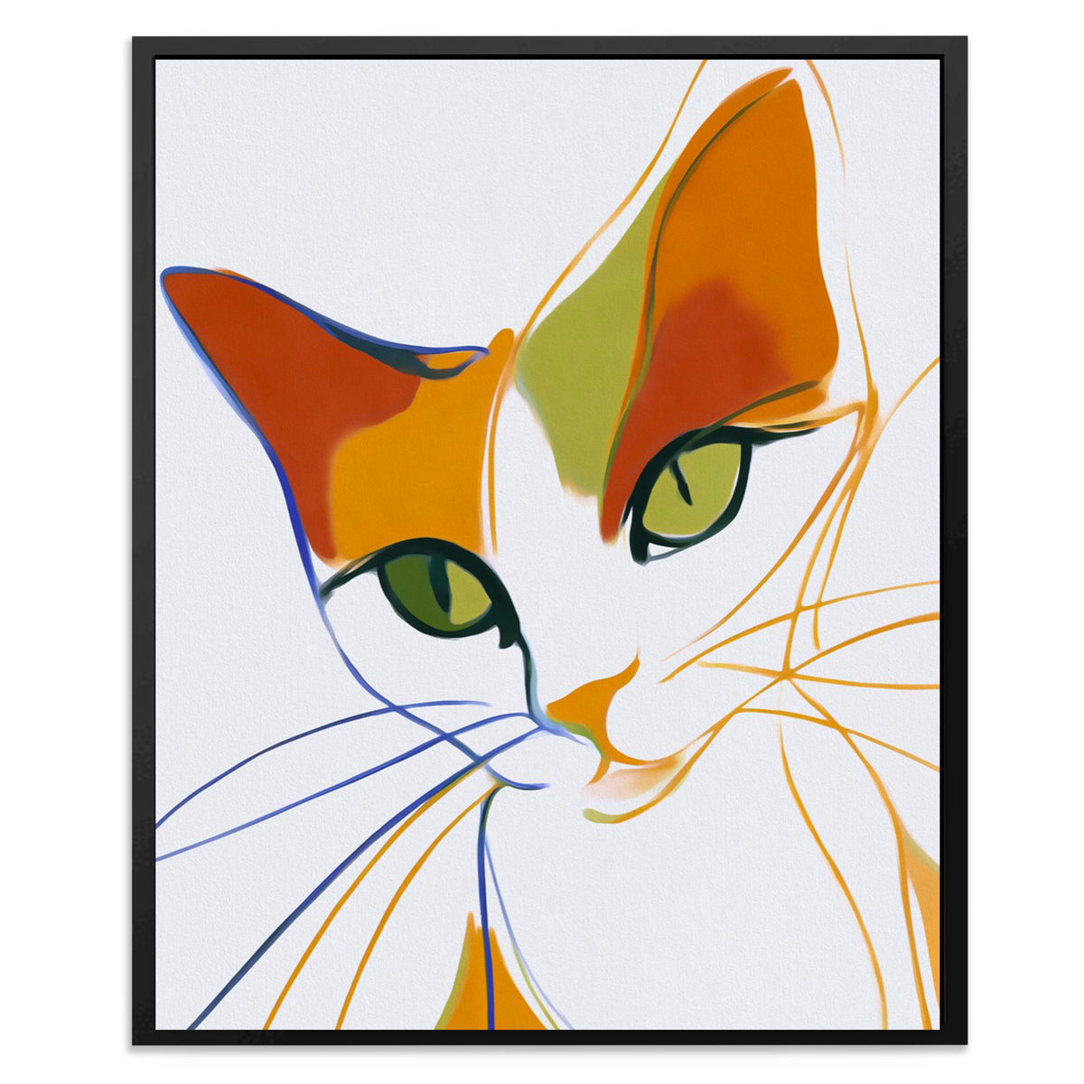Feline Electric Storm - Luxury Wall Art