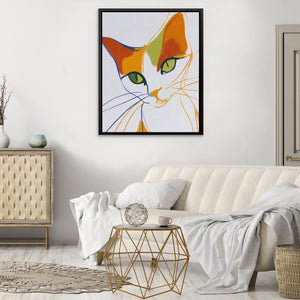 Feline Electric Storm - Luxury Wall Art