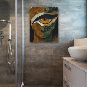 Feline Feather Fusion - Luxury Wall Art