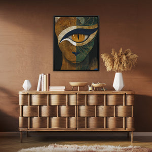 Feline Feather Fusion - Luxury Wall Art