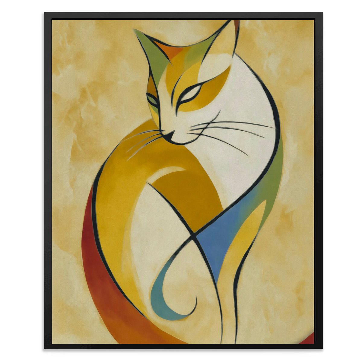 Feline Geometric Meditation