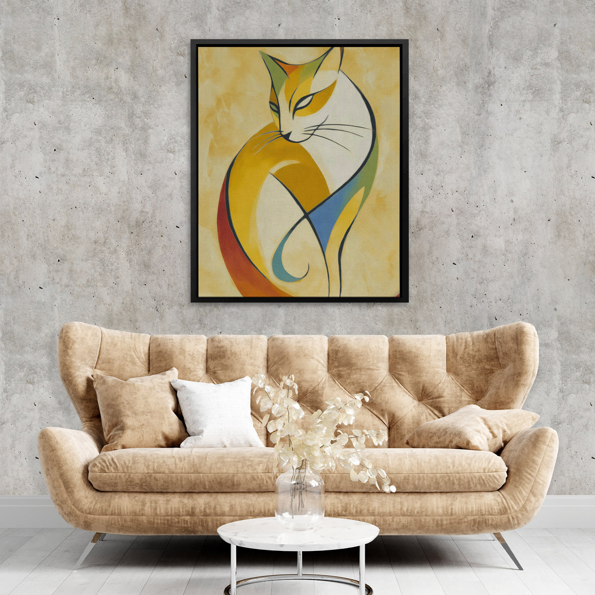 Feline Geometric Meditation