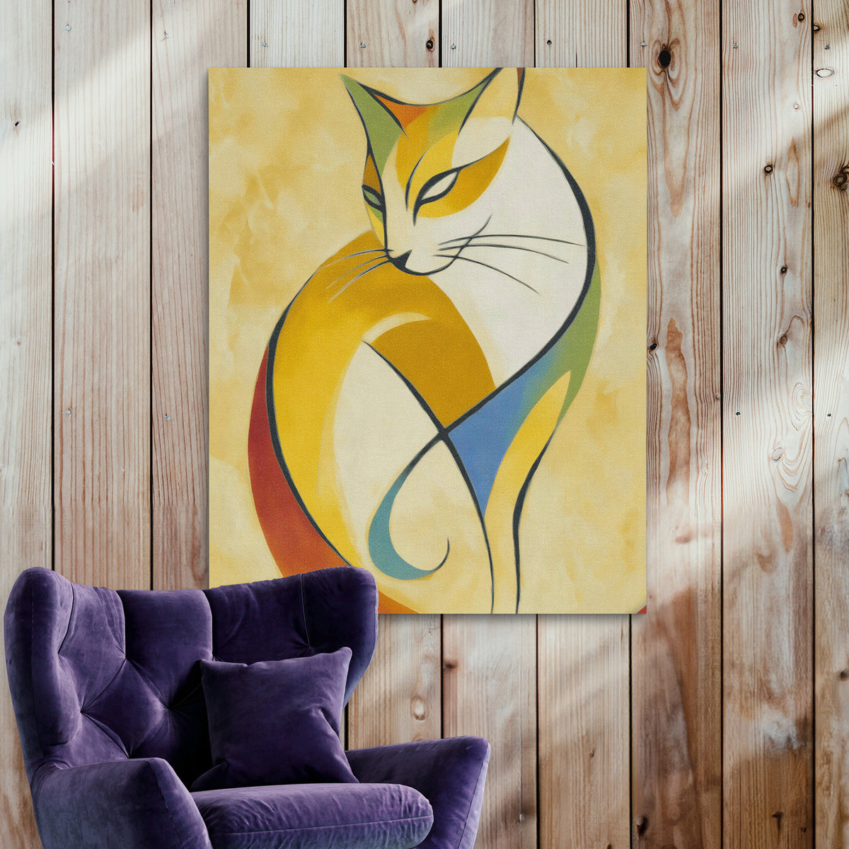 Feline Geometric Meditation