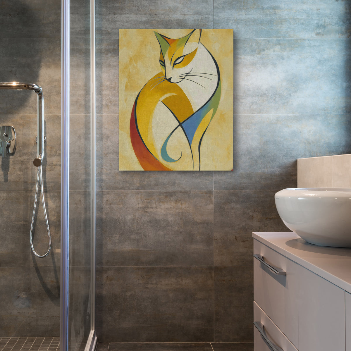 Feline Geometric Meditation