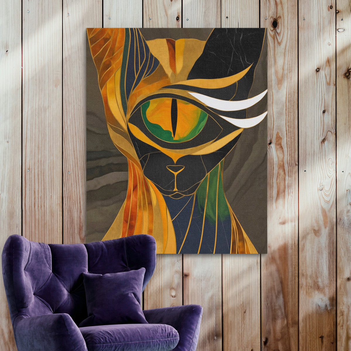 Feline Golden Hour - Luxury Wall Art