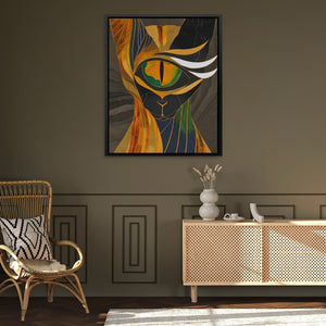 Feline Golden Hour - Luxury Wall Art