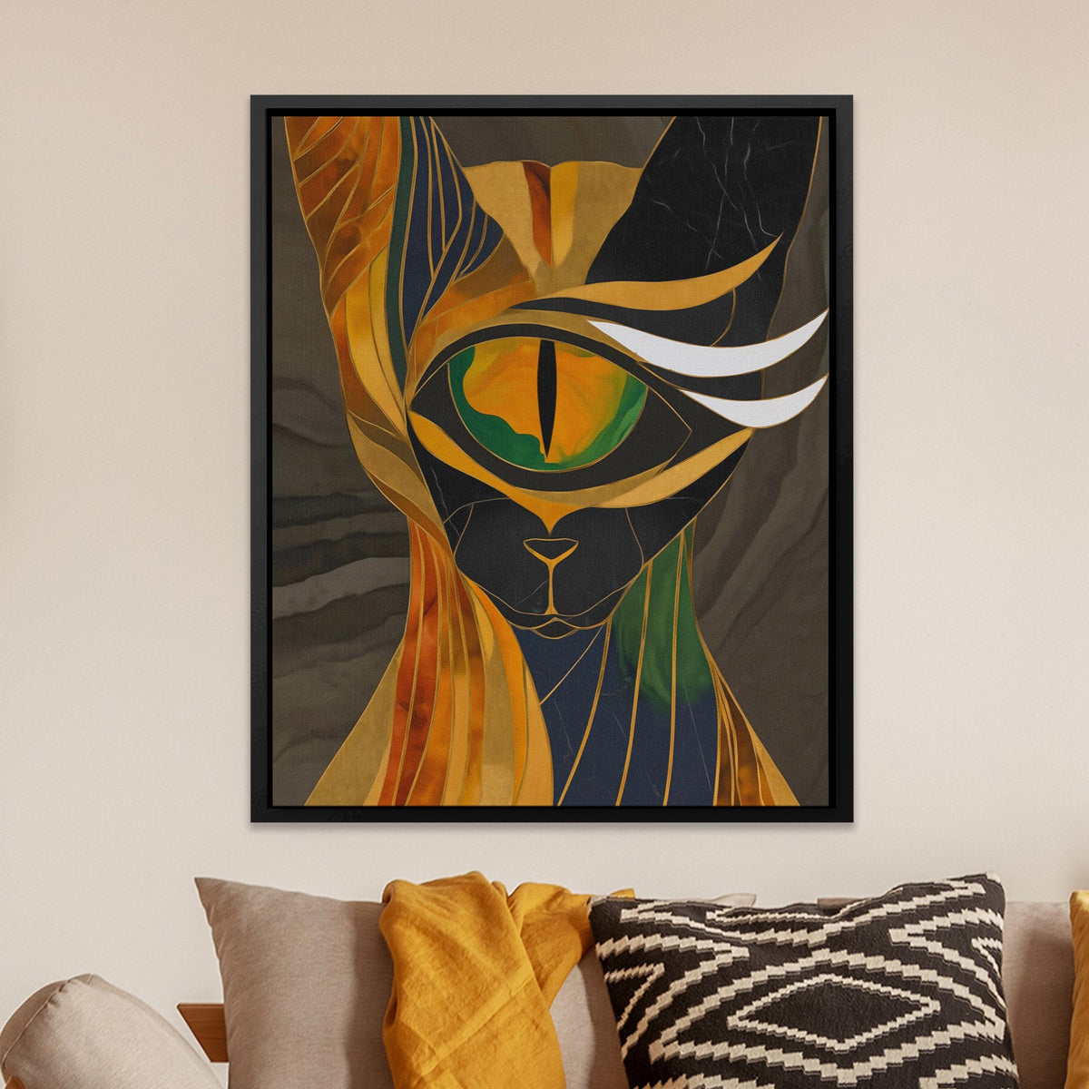 Feline Golden Hour - Luxury Wall Art