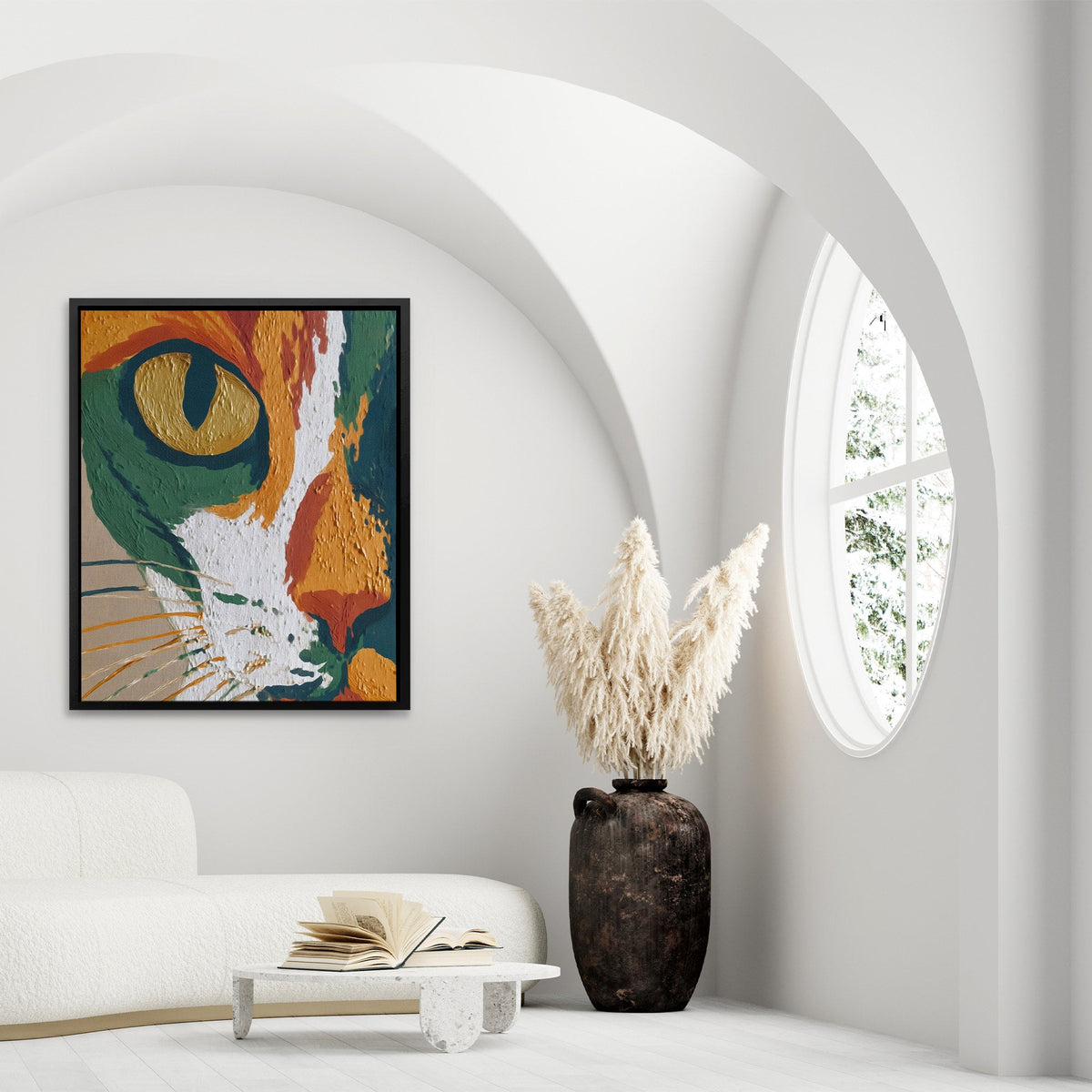 Feline Liquid Dreams - Luxury Wall Art
