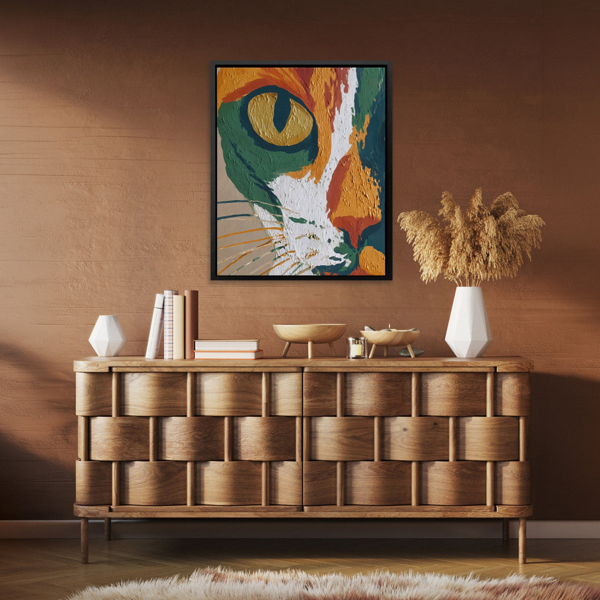 Feline Liquid Dreams - Luxury Wall Art