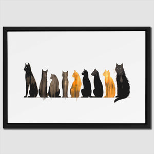 Feline Party - Luxury Wall Art