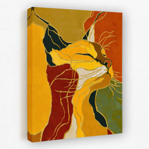 Feline String Line — Feline String Line Portrait   Side View   Mirror 271