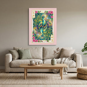 Fem Lux King of Diamonds Card — fem lux king of diamonds card sq calm vibes 1port flush print
