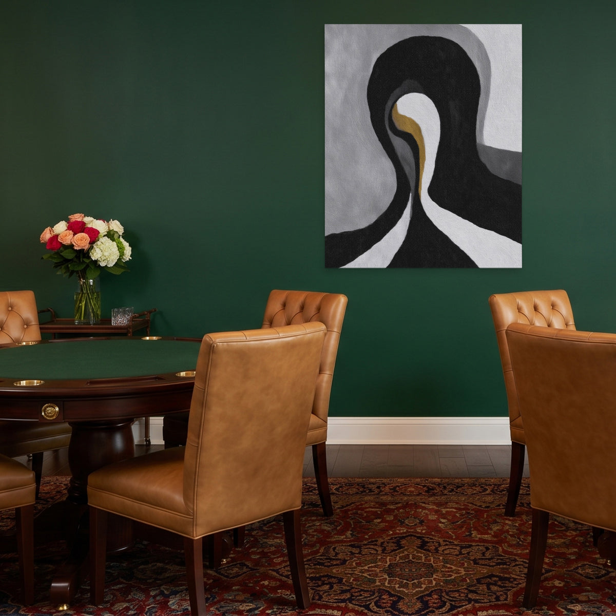Feminine Curves Abstraction — Feminine Curves Abstraction Poker Gathering Port 245