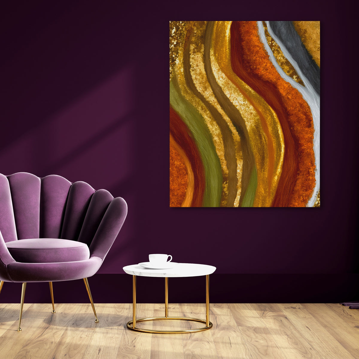 Feminine Curves Gold — Feminine Curves Gold purple room 102
