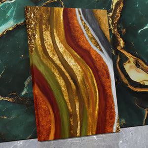 Feminine Curves Gold — Feminine Curves Gold Against Wall   Mirror Wrap V3 6