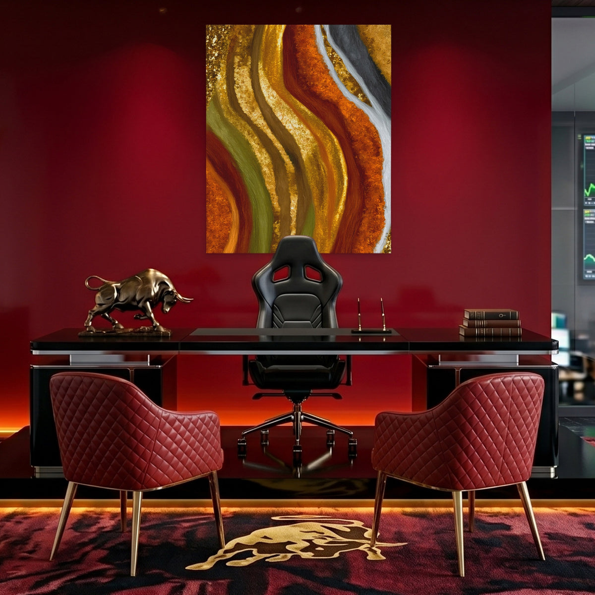 Feminine Curves Gold — Feminine Curves Gold Bull Trader Room Port 78