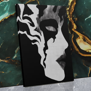 Feminine Silhouette Dark — Feminine Silhouette Dark Against Wall   Mirror Wrap V3 9