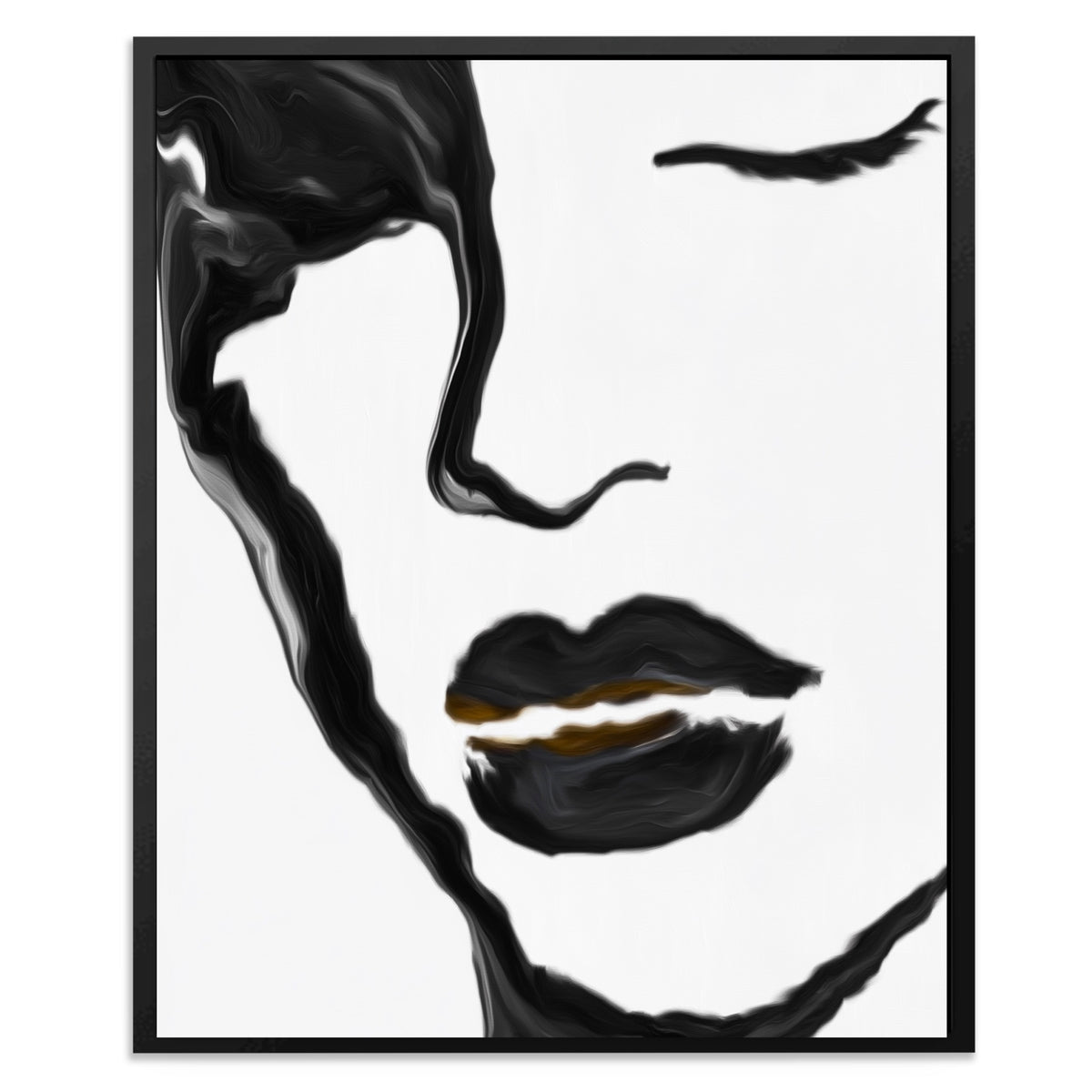 Feminine Silhouette Graphic — Feminine Silhouette Graphic Front Facing Portrait2 130