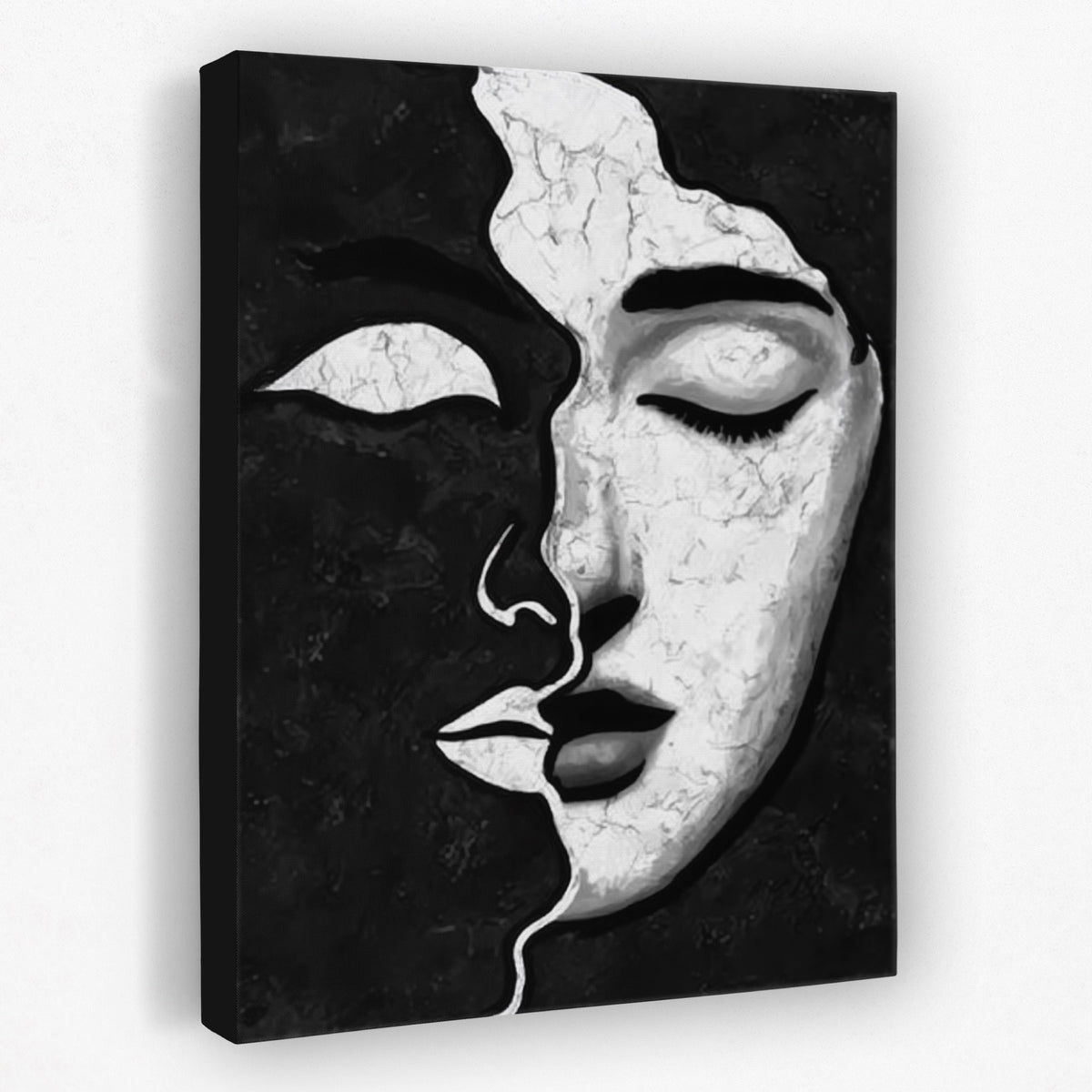 Feminine Visage Line — Feminine Visage Line Portrait   Side View   Black Wrap 275